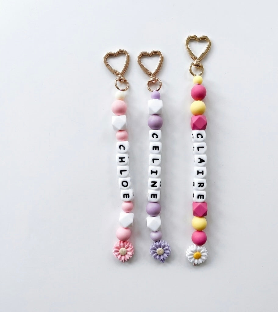 Personalised Daisy Bag Charm