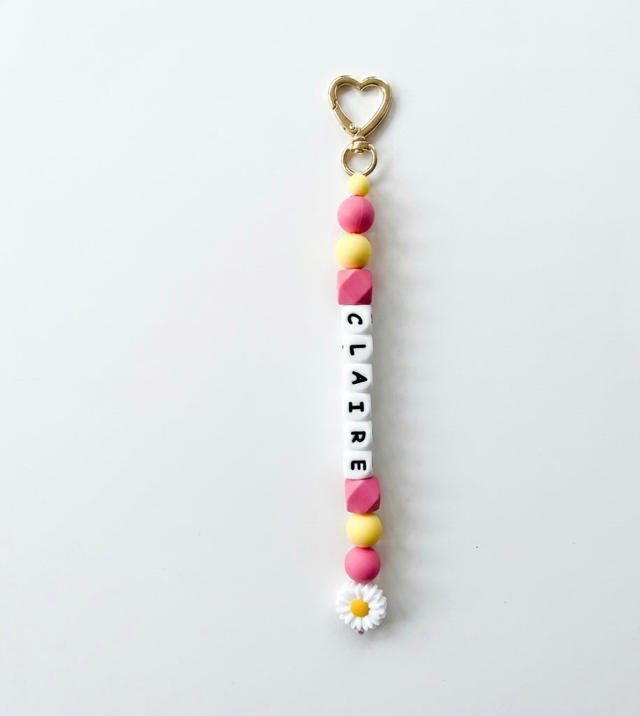 Personalised Daisy Bag Charm