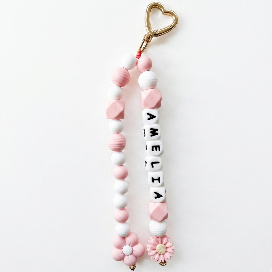 Double Daisy Bag Charm
